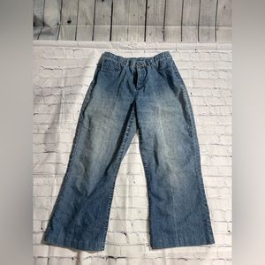 Alfred Dunner Distressed Denim Lightweight Jeans Size 12